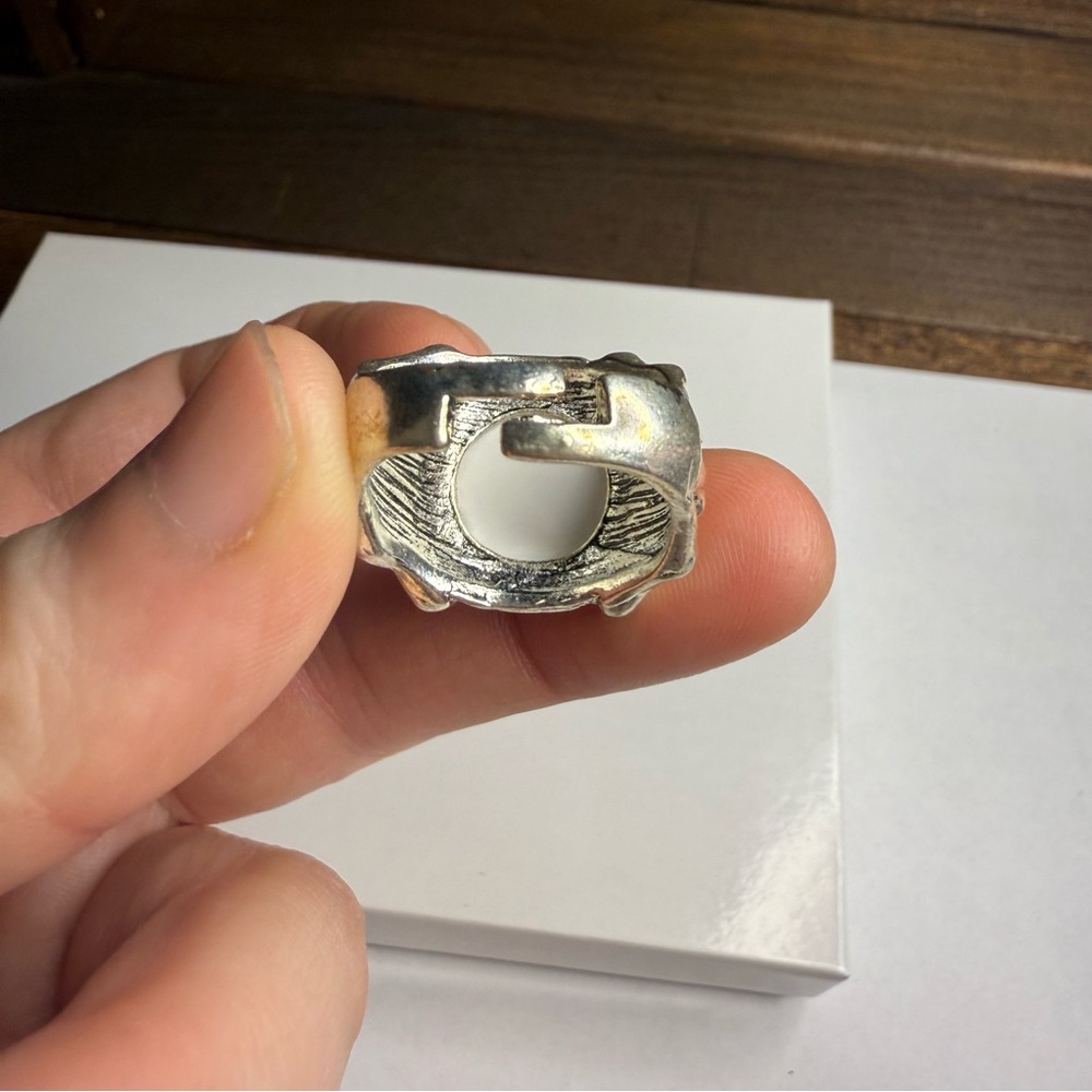 Silver Eye Design Ring - Picture 6 of 6